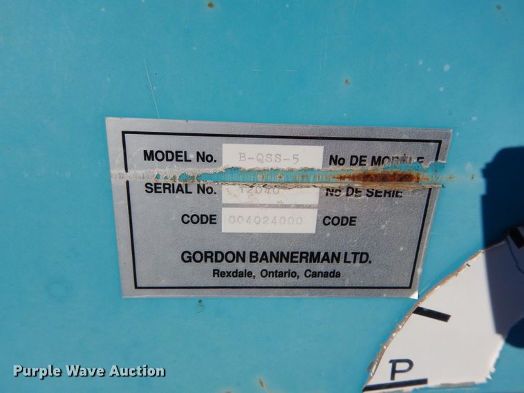 image for item HF9111 Bannerman B-QSS-5  grain drill