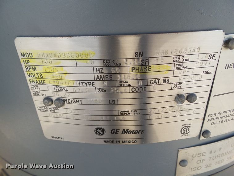 image for item HF9769 General Electric 5K404DBB6008B vertical motor