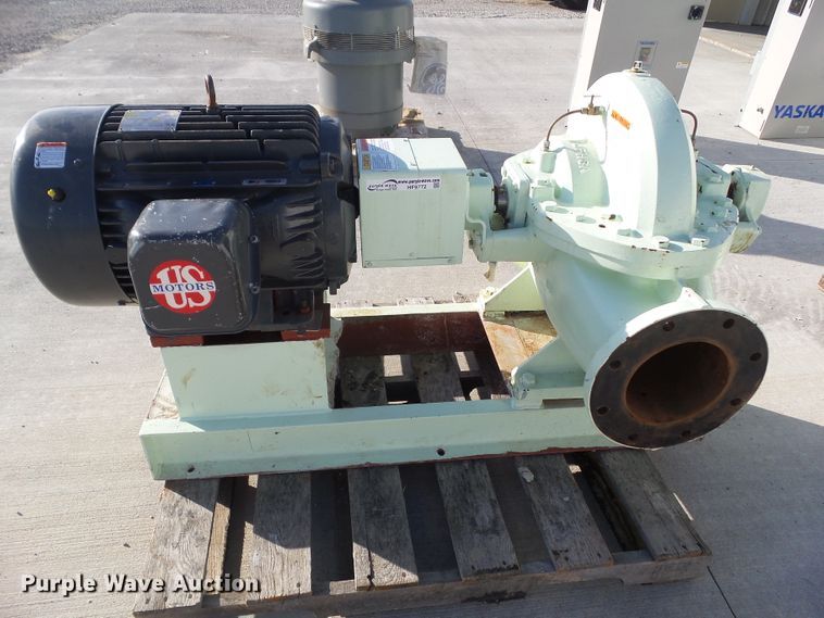 image for item HF9772 2017 Fairbanks 2823A horizontal split case water pump