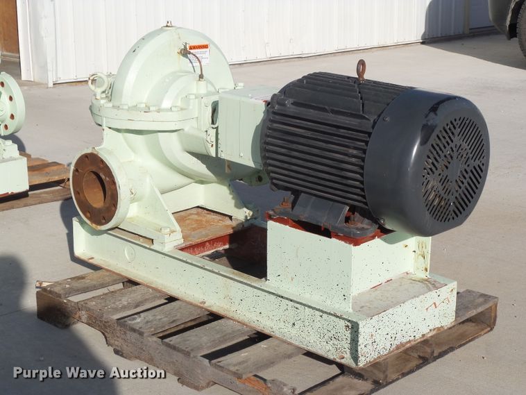 image for item HF9772 2017 Fairbanks 2823A horizontal split case water pump