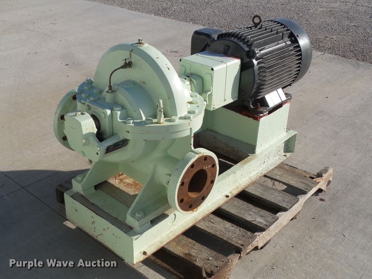 image for item HF9772 2017 Fairbanks 2823A horizontal split case water pump