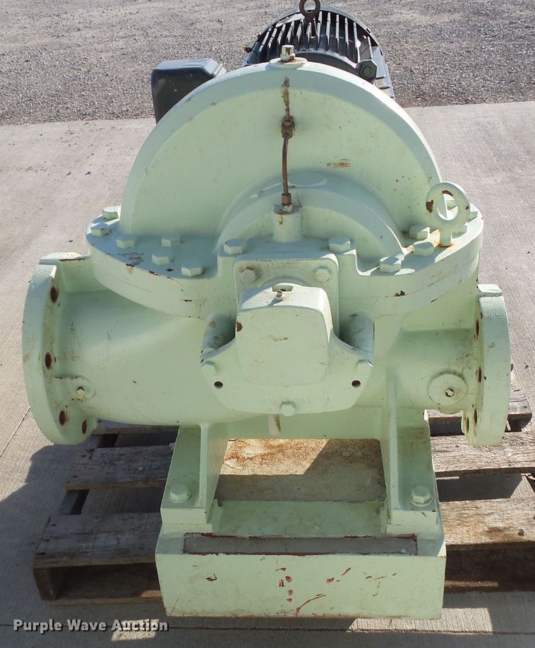 image for item HF9772 2017 Fairbanks 2823A horizontal split case water pump