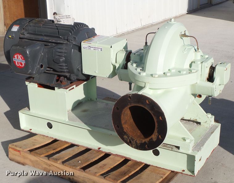 image for item HF9773 2017 Fairbanks 2823A horizontal split case water pump