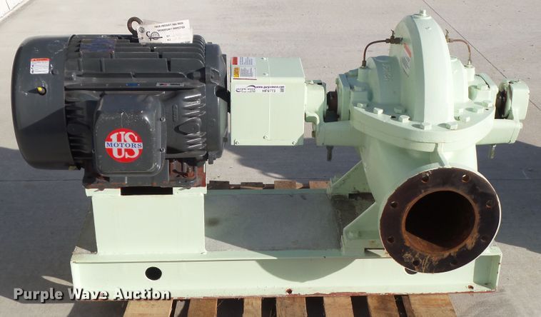 image for item HF9773 2017 Fairbanks 2823A horizontal split case water pump