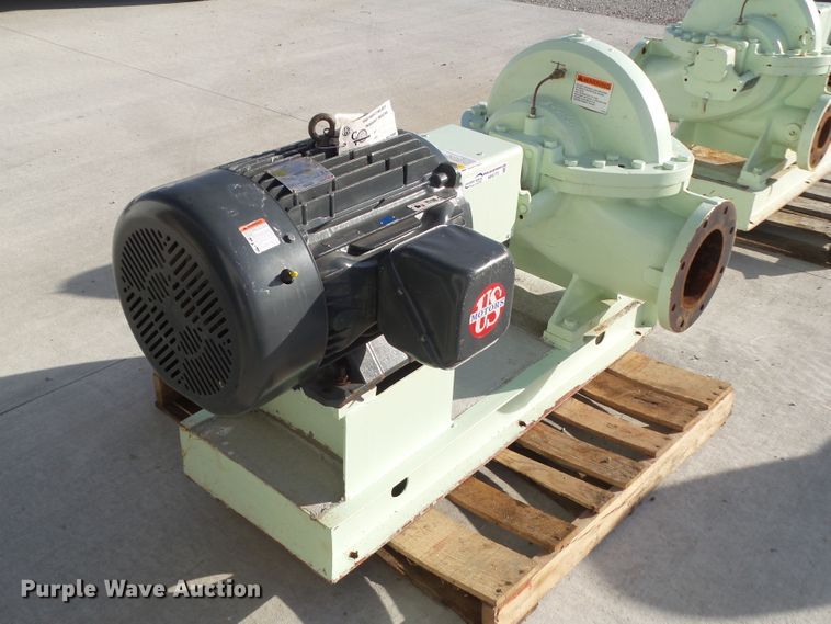 image for item HF9773 2017 Fairbanks 2823A horizontal split case water pump