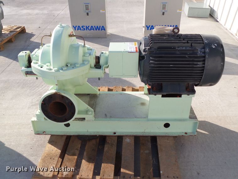 image for item HF9773 2017 Fairbanks 2823A horizontal split case water pump