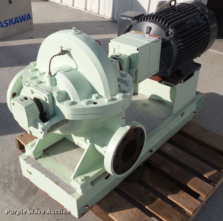 image for item HF9773 2017 Fairbanks 2823A horizontal split case water pump