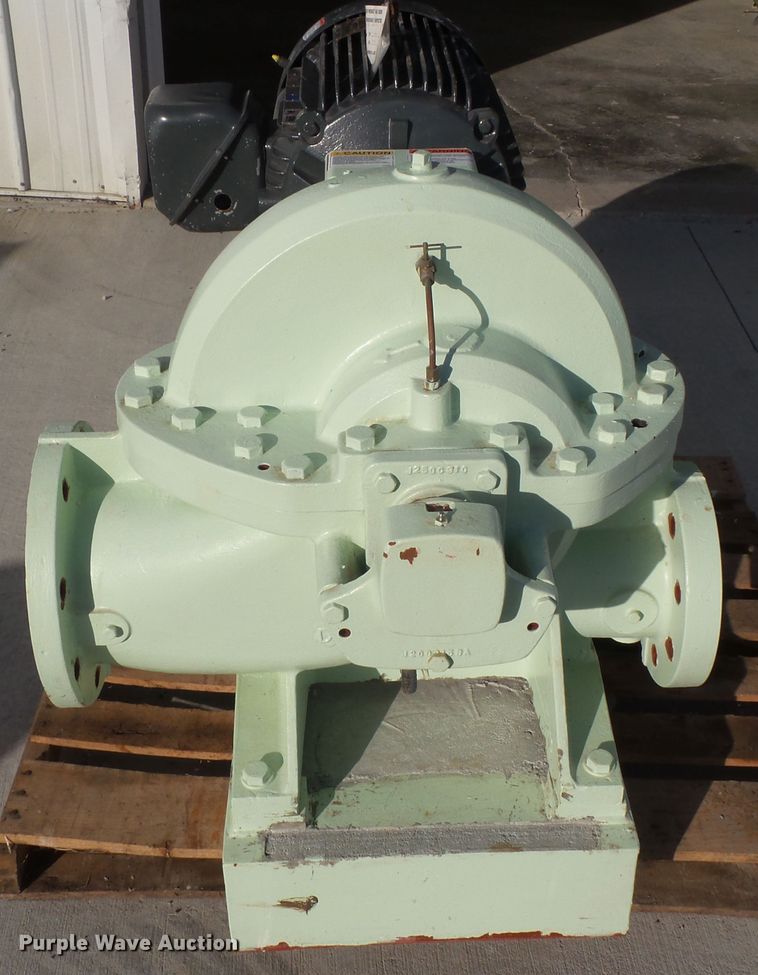 image for item HF9773 2017 Fairbanks 2823A horizontal split case water pump