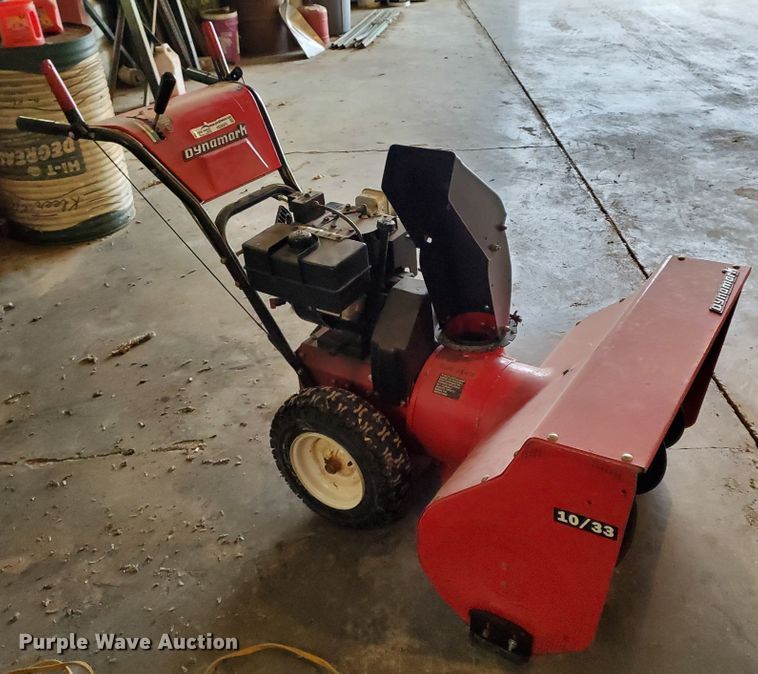 image for item HS9043 Dynamark 10/33 snow blower