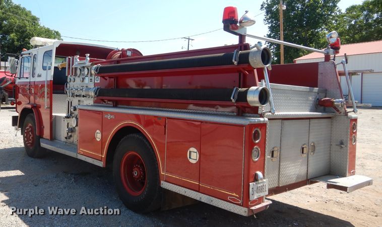 image for item HS9661 1981 Mack MS3  pumper fire truck