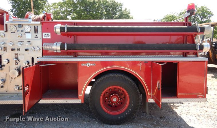 image for item HS9661 1981 Mack MS3  pumper fire truck