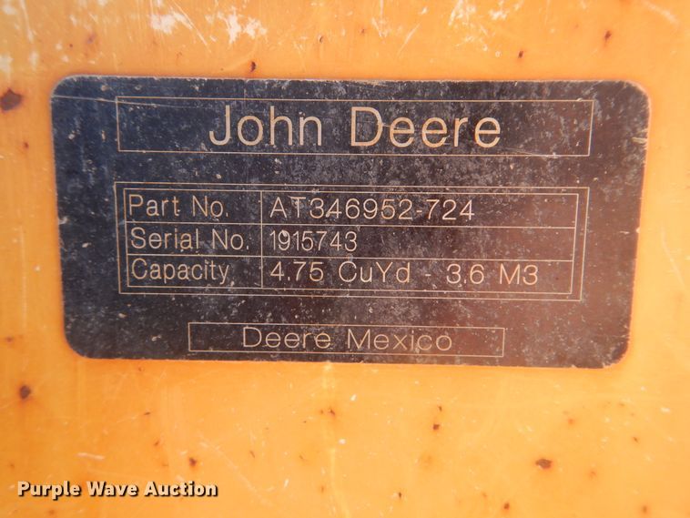 image for item HY9982 2012 John Deere 724K  wheel loader