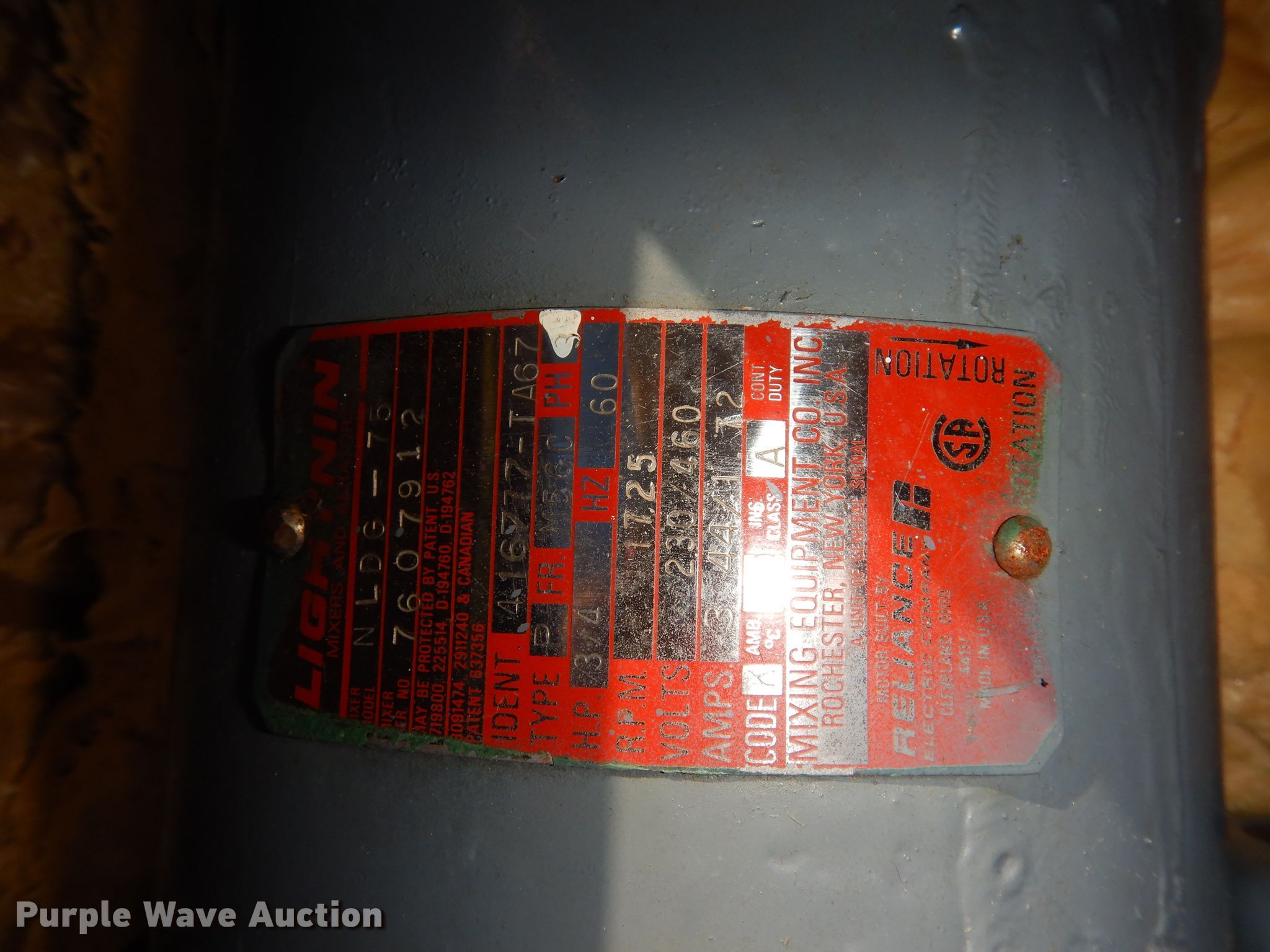 (7) electric motors in Lyndon, KS Item GJ9667 sold Purple Wave