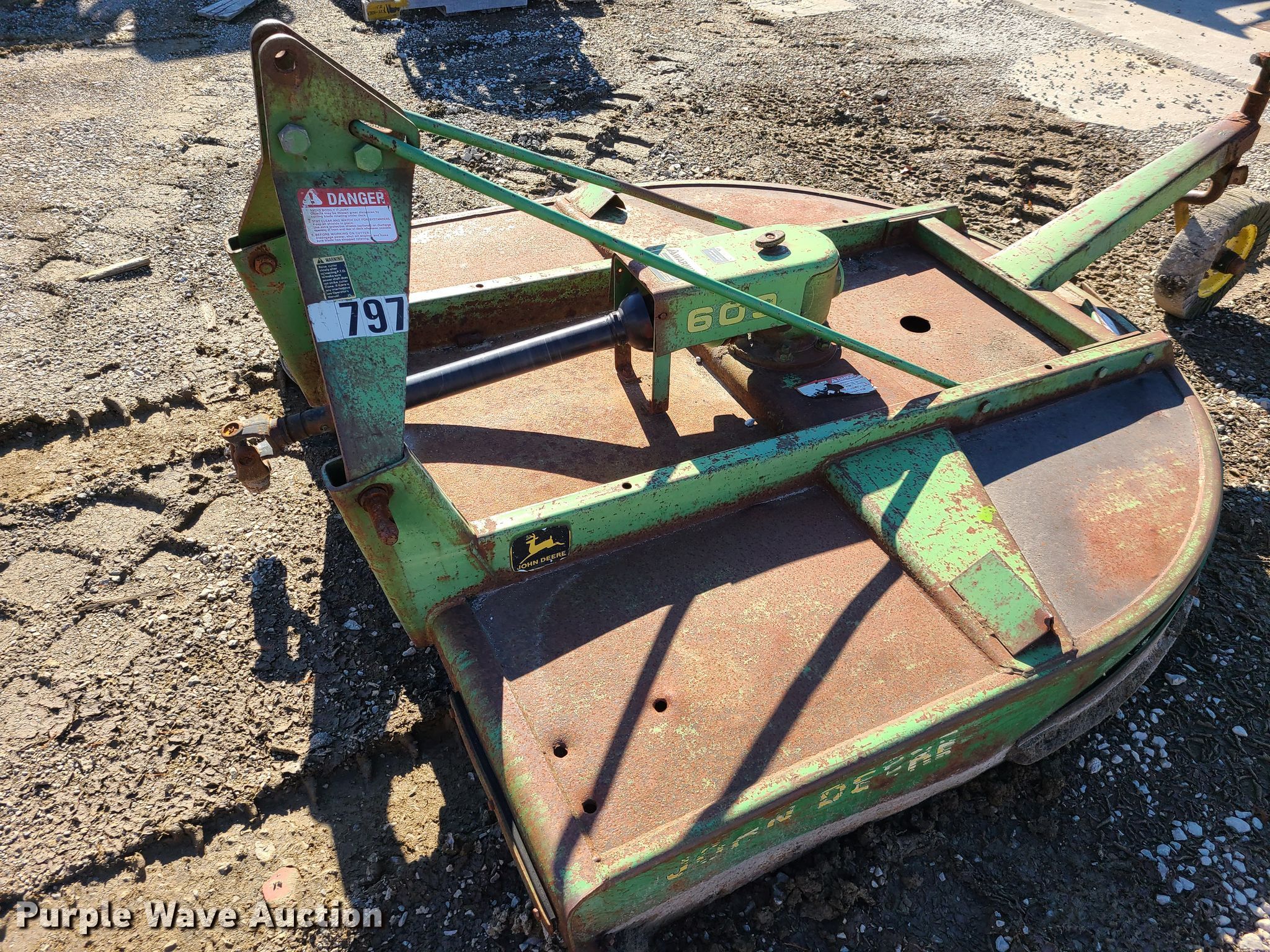 John Deere 609 rotary mower in Independence, MO Item HE9981 sold