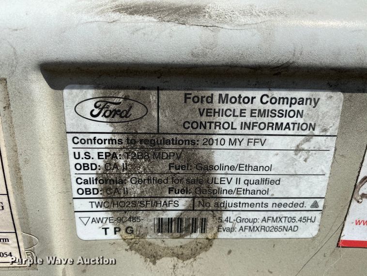 image for item DH7028 2010 Ford E350  van