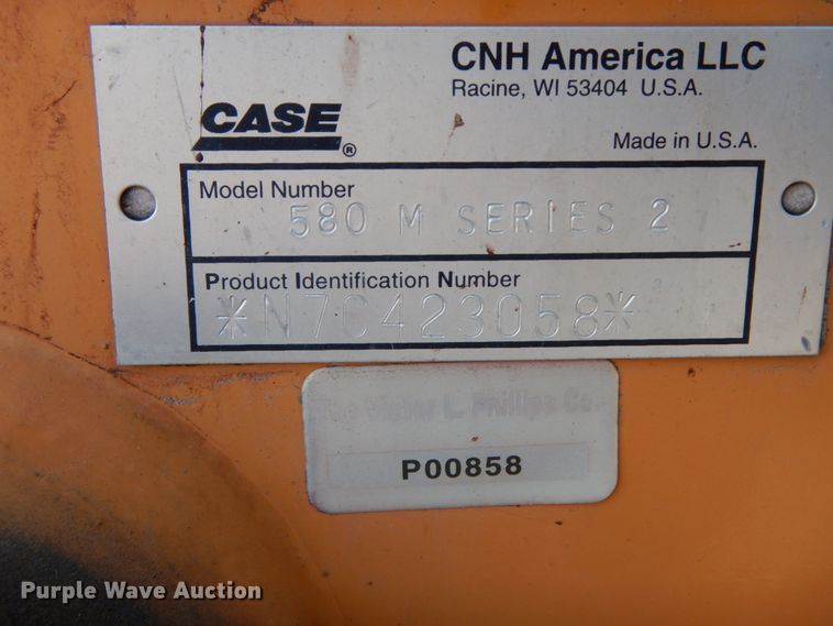 image for item DH7029 2007 Case 580M Series 2  backhoe