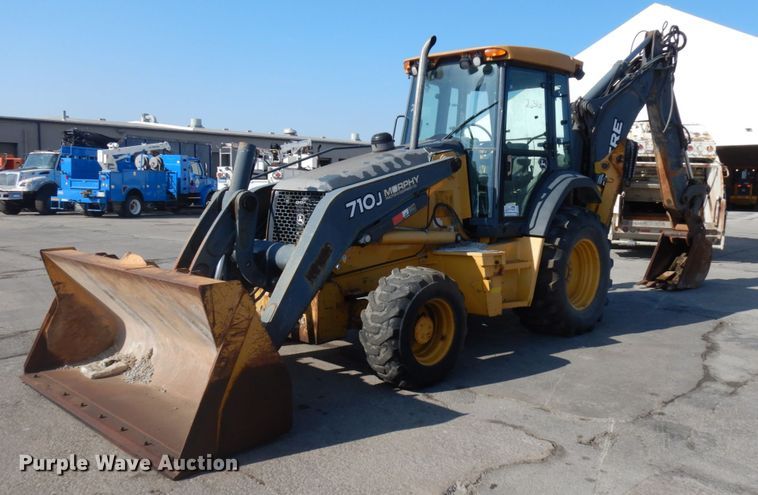 image for item DH7031 2009 John Deere 710J  backhoe