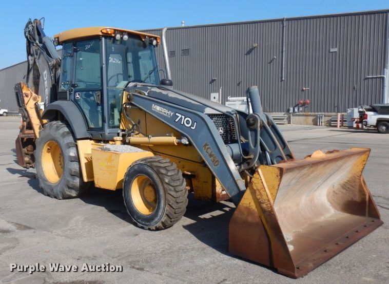 image for item DH7031 2009 John Deere 710J  backhoe