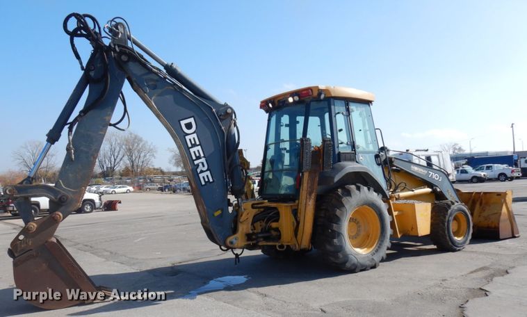 image for item DH7031 2009 John Deere 710J  backhoe