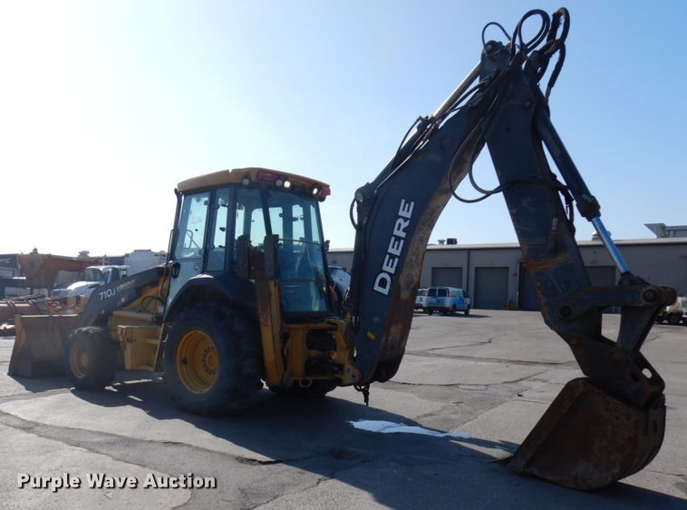 image for item DH7031 2009 John Deere 710J  backhoe