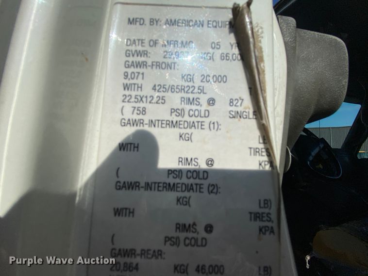 image for item DH7034 2007 International 7600  refuse truck