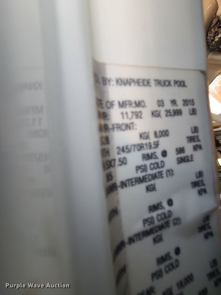 image for item DH7035 2014 International DuraStar  utility bed