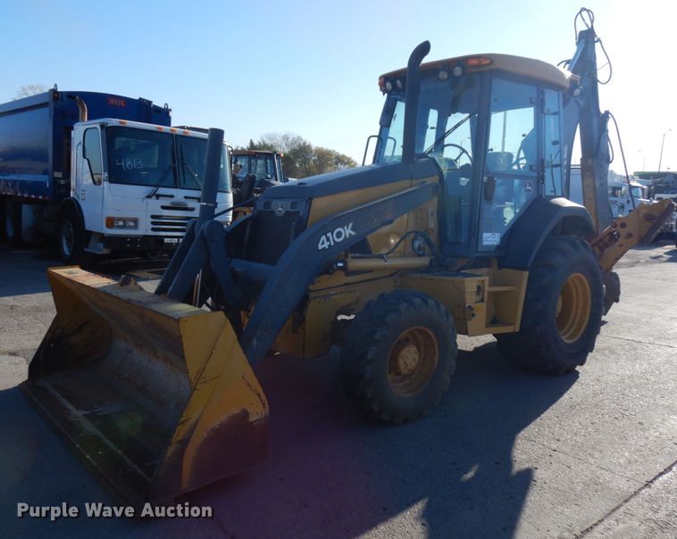 image for item DH7036 2012 John Deere 410K  backhoe