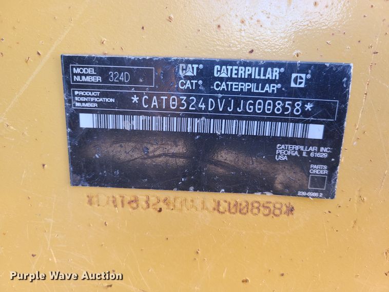 image for item DH7039 2008 Caterpillar 324D  excavator