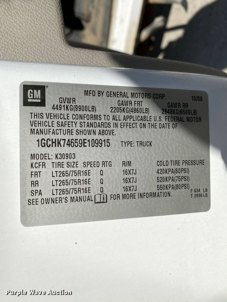 image for item DH7044 2009 Chevrolet Silverado 3500HD  pickup truck