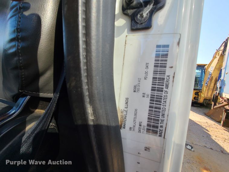 image for item DJ6010 2011 International WorkStar 7500  sewer jetter truck