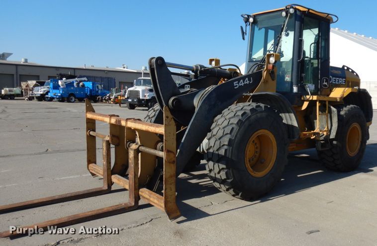 image for item DJ6018 2008 John Deere 544J  wheel loader