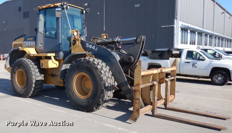 image for item DJ6018 2008 John Deere 544J  wheel loader