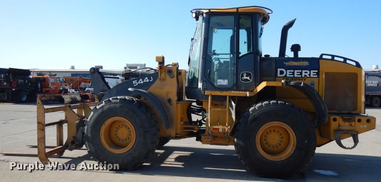image for item DJ6018 2008 John Deere 544J  wheel loader