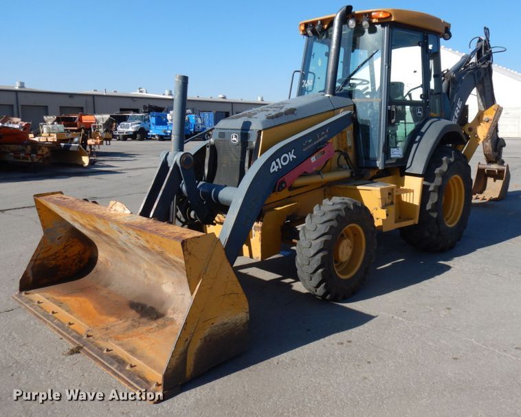 image for item DJ6019 2012 John Deere 410K  backhoe