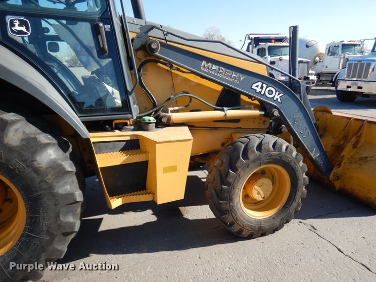 image for item DJ6019 2012 John Deere 410K  backhoe