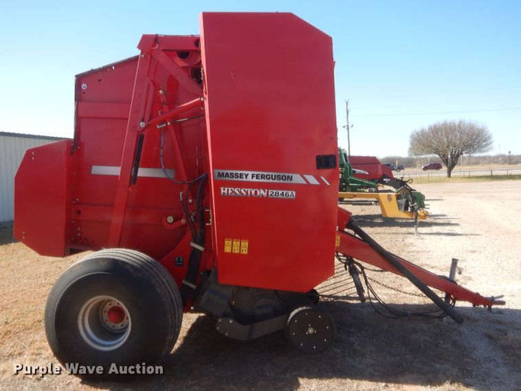 image for item DI3508 2013 Massey-Ferguson Hesston 2846A  round baler