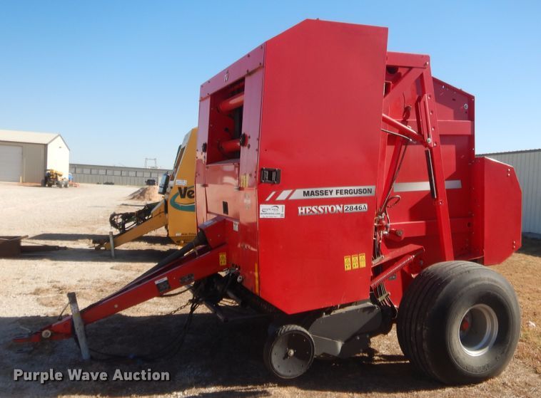 image for item DI3508 2013 Massey-Ferguson Hesston 2846A  round baler