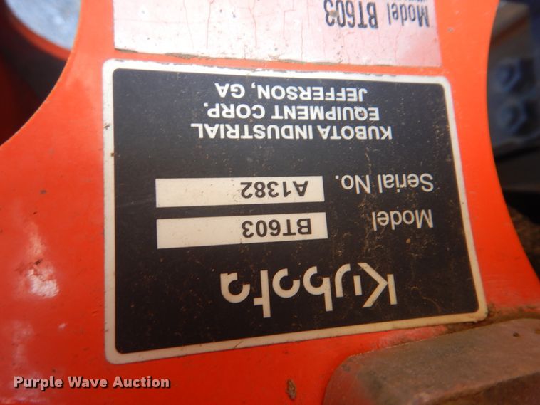 image for item DI3527 2018 Kubota BX23S  backhoe