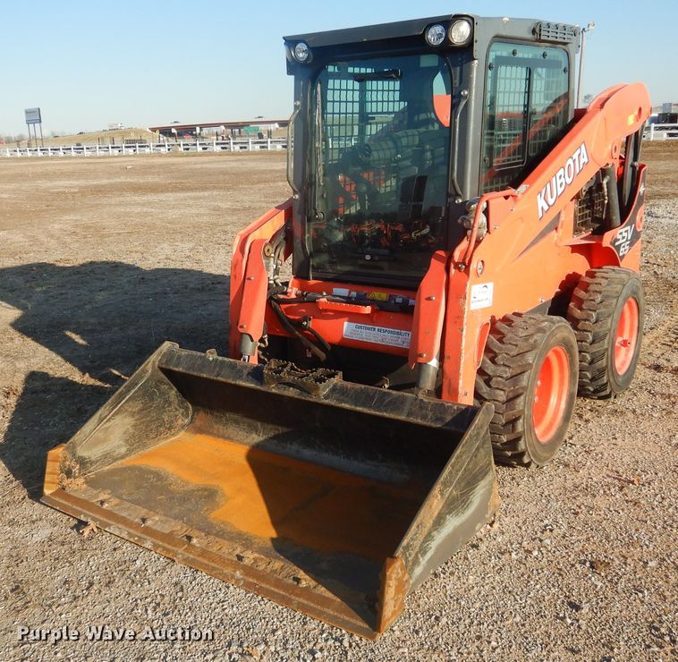 image for item DI3529 2017 Kubota SSV65  skid steer loader
