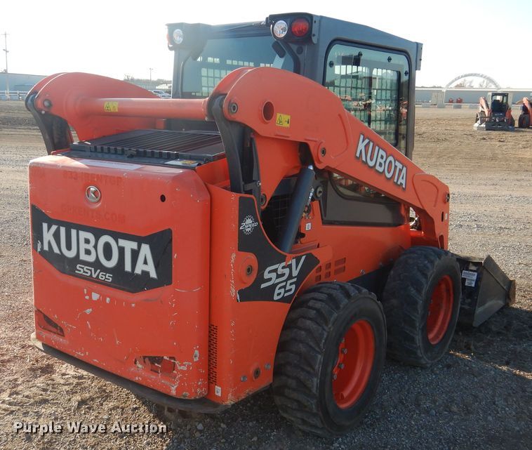 image for item DI3529 2017 Kubota SSV65  skid steer loader