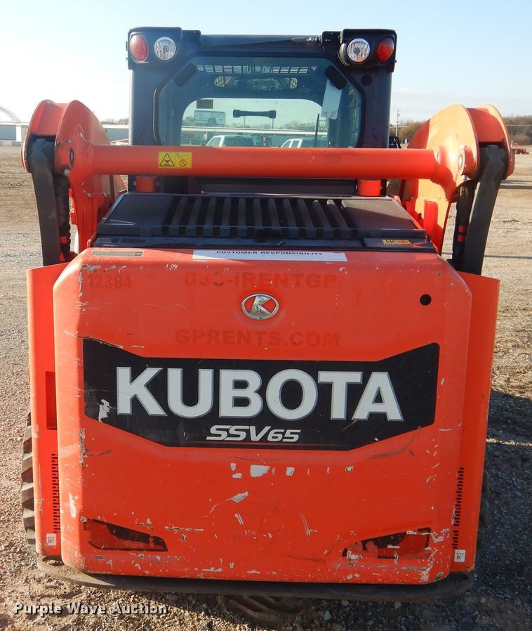 image for item DI3529 2017 Kubota SSV65  skid steer loader