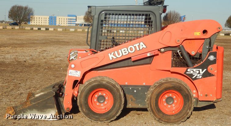 image for item DI3530 2017 Kubota SSV75  skid steer loader