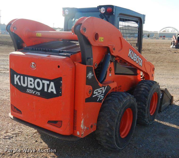 image for item DI3531 2017 Kubota SSV75  skid steer loader