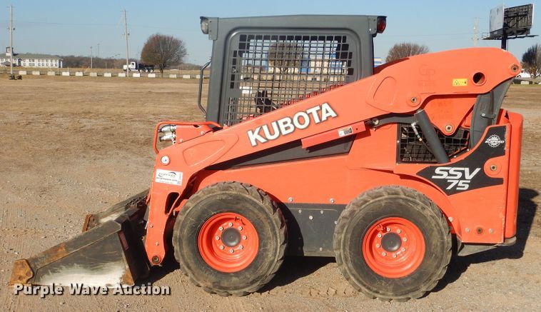 image for item DI3531 2017 Kubota SSV75  skid steer loader