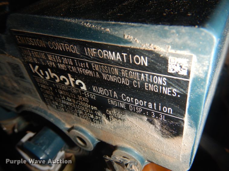 image for item DI3531 2017 Kubota SSV75  skid steer loader