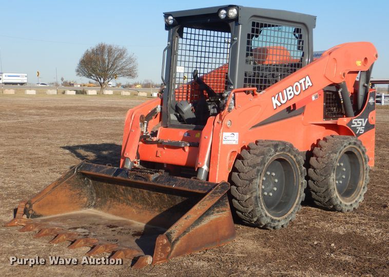 image for item DI3532 2017 Kubota SSV75  skid steer loader