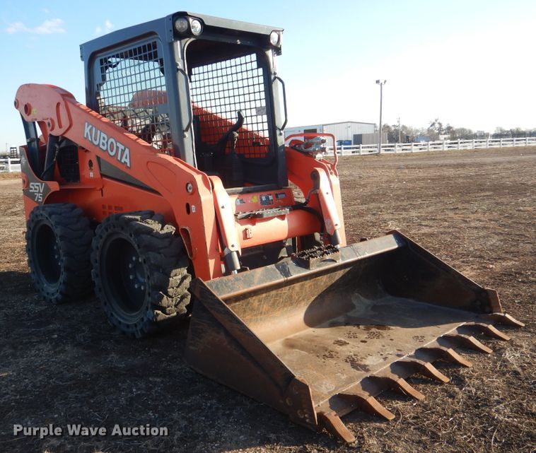image for item DI3532 2017 Kubota SSV75  skid steer loader