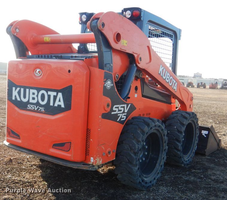 image for item DI3532 2017 Kubota SSV75  skid steer loader