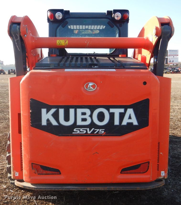 image for item DI3532 2017 Kubota SSV75  skid steer loader