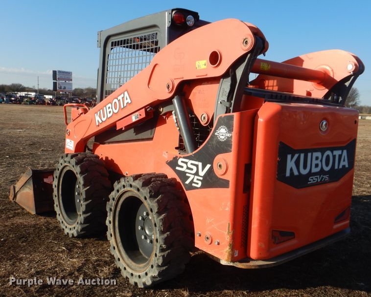 image for item DI3532 2017 Kubota SSV75  skid steer loader